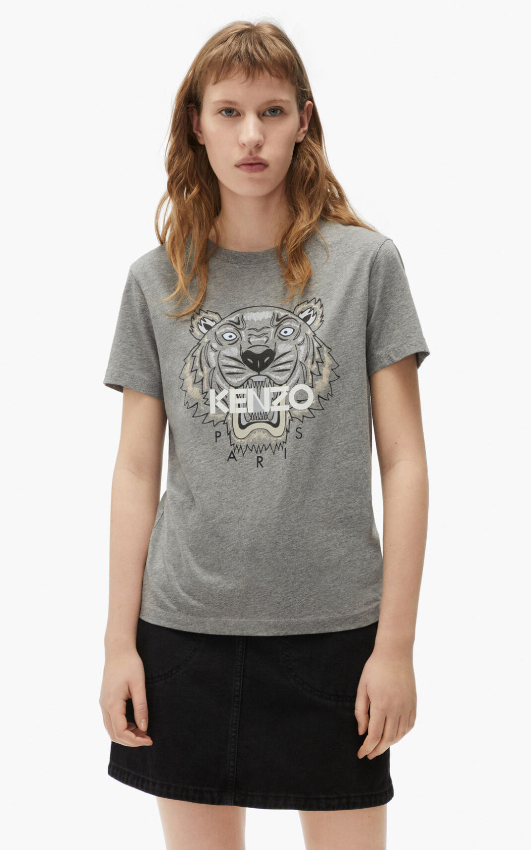 Kenzo Tiger T-shirts Dame - Grå DK-651671